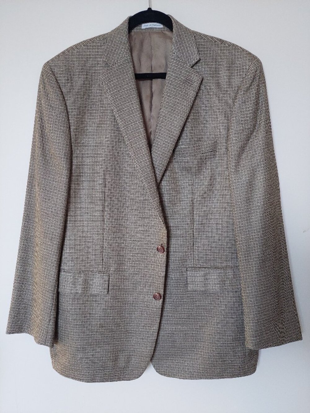 Ralph Lauren Men's Size 44L  Silk Wool Blend Sport Coat Blazer From Moores